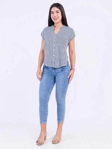 JEAN SKINNY MUJER SODA BLUES ADALIA - 1