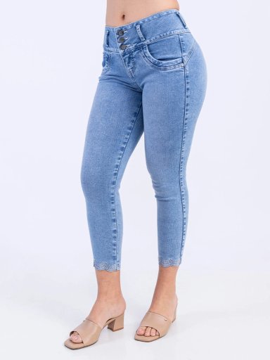 JEAN SKINNY MUJER SODA BLUES ADALIA - 2