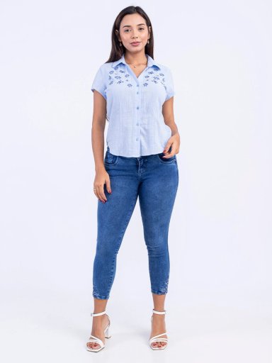 JEAN SKINNY MUJER SODA BLUES CAYETANA
