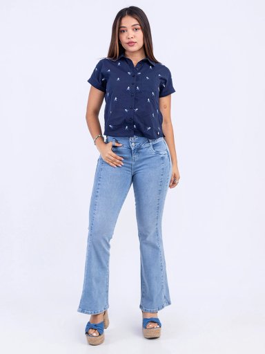 JEAN FLARE MUJER SODA BLUES YERMANY