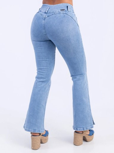 JEAN FLARE MUJER SODA BLUES YERMANY - 4
