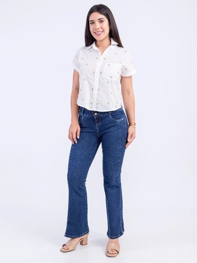 BLUSA MANGA CORTA MUJER SODA BLUES ODESCA