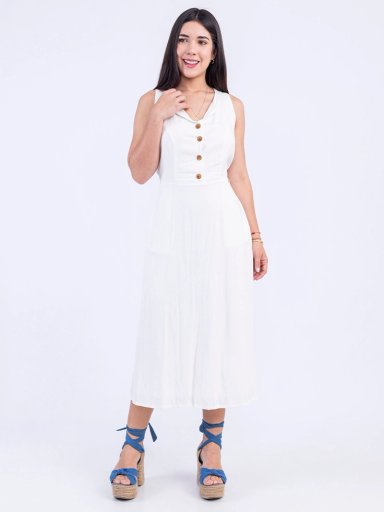 VESTIDO MIDI MUJER SODA BLUES KENET