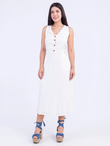 VESTIDO MIDI MUJER SODA BLUES KENET - 2