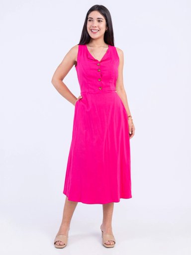 VESTIDO MIDI MUJER SODA BLUES KENET - 1