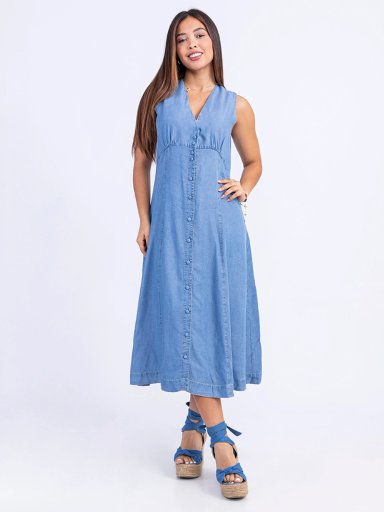 VESTIDO MAXI MUJER SODA BLUES PRODIGY