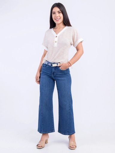 JEAN WIDE LEG MUJER SODA BLUES PRADYT