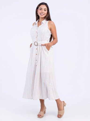 VESTIDO MAXI MUJER SODA BLUES FERNANDINI - 1