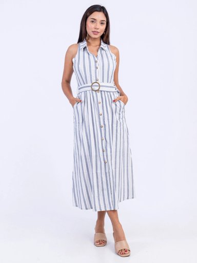 VESTIDO MAXI MUJER SODA BLUES FERNANDINI