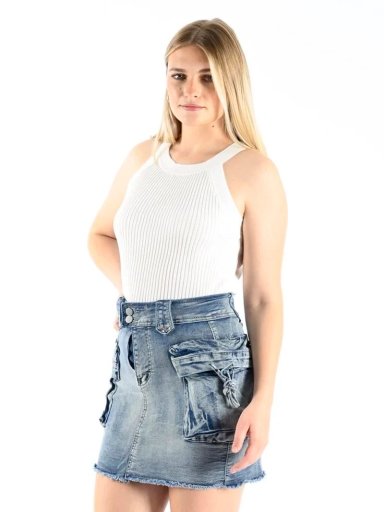 FALDA MUJER BLACKOUT NEW GNN-5808 M24-25