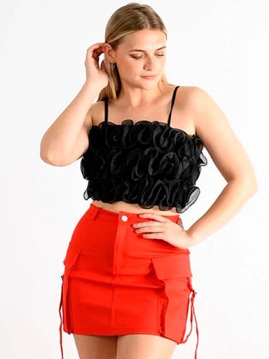 FALDA MUJER BLACKOUT NEW JNN-1471 M24-25 