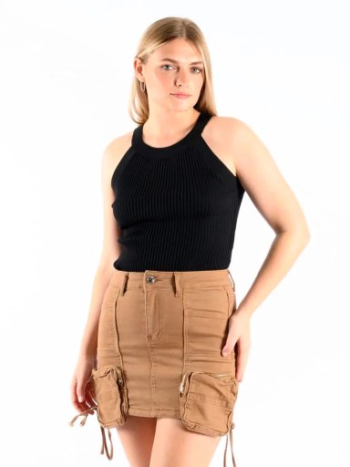 FALDA MUJER BLACKOUT NEW GMY-5466 M24-25 