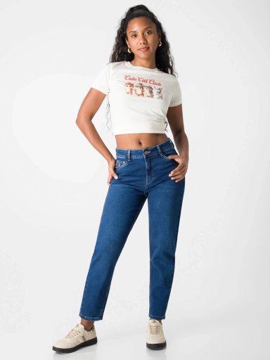 JEAN MOM MUJER SQUEEZE LICELI COMFORT