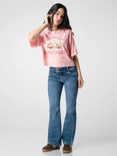 POLO MANGA CORTA MUJER SQUEEZE SUMM-SNOOPY