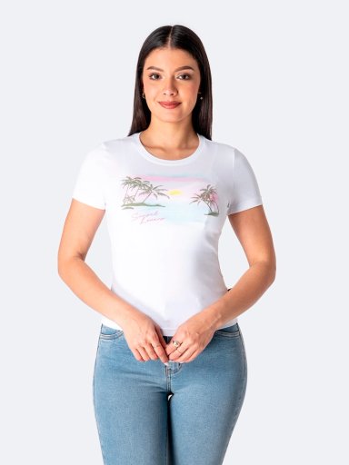 POLO MANGA CORTA MUJER PIONIER FIJJI PRINT - 2