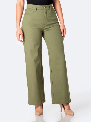 PANTALÓN WIDE LEG MUJER PIONIER SALANI - 2