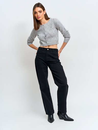 CARDIGAN MUJER INDEX CALADO - 4