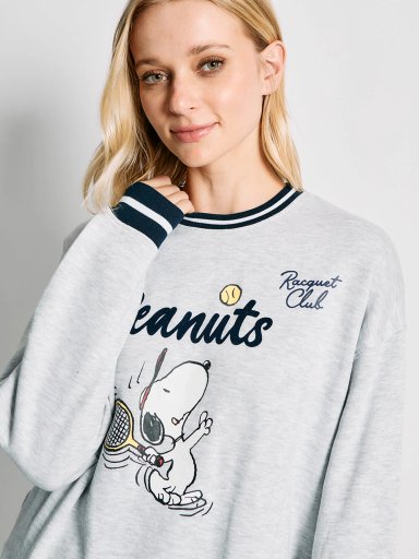 POLERA MANGA LARGA ALGODÓN MUJER INDEX SNOOPY - 3