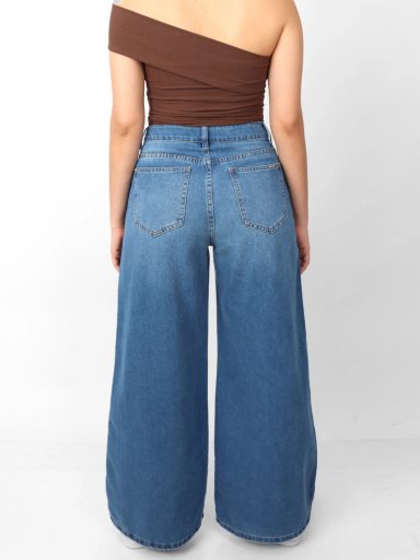 JEANS REGULAR ALGODÓN MUJER KAYRA POBLET PERFECT FIT PALAZZO FIT - 3