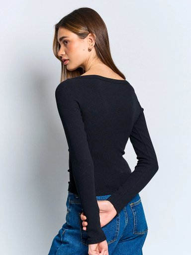 POLO MANGA LARGA MUJER INDEX BOTE - 2