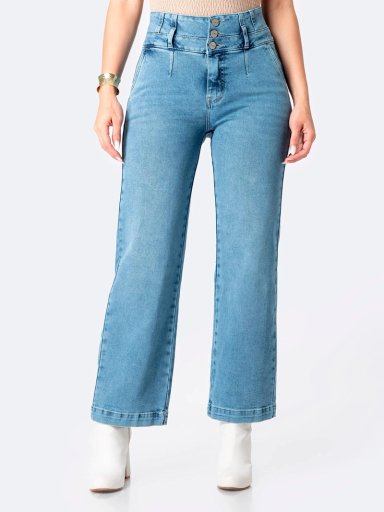 JEANS STRAIGHT MUJER PIONIER LANIIS - 2