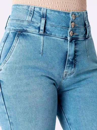 JEANS STRAIGHT MUJER PIONIER LANIIS - 4