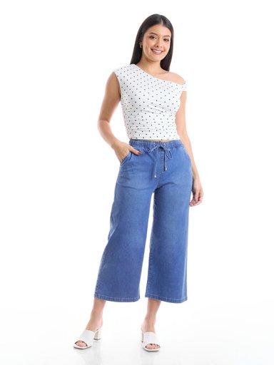 JEANS ALGODÓN MUJER METAL JEANS CULOTTE MAUI
