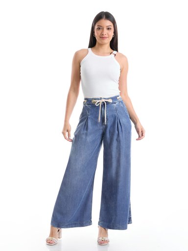 JEANS MUJER METAL JEANS WIDE LIDIA - 1