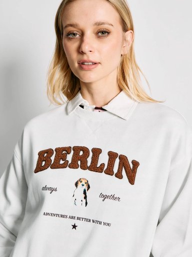 POLERA MANGA LARGA ALGODÓN MUJER INDEX PARCHE - 3