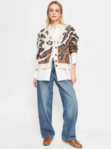 CARDIGAN MUJER BARBADOS ANIMAL - 4