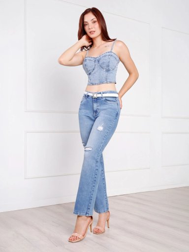 JEANS ALGODÓN MUJER KANSAS - 1