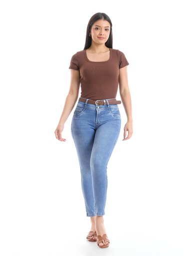 JEANS ALGODÓN MUJER METAL JEANS PITILLO KALI