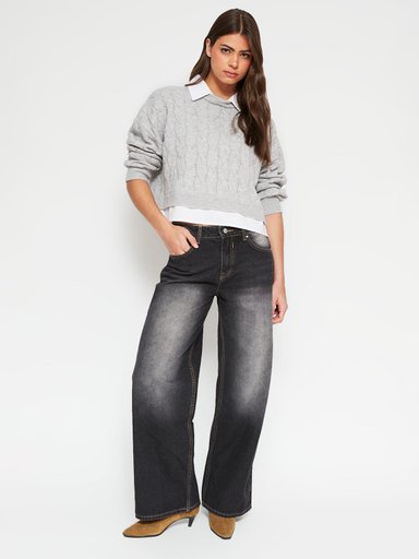 SWEATER MUJER INDEX CON BLUSA - 4