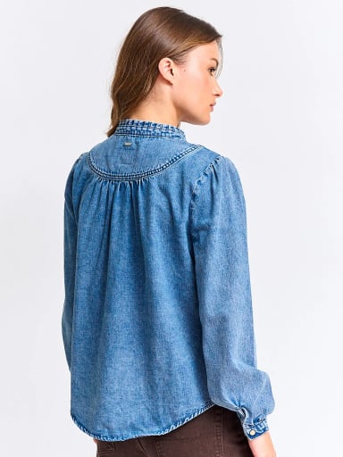 BLUSA MANGA LARGA MUJER PEPE JEANS DENIM - 2