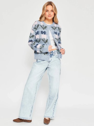 CARDIGAN MUJER INDEX FLOR - 4