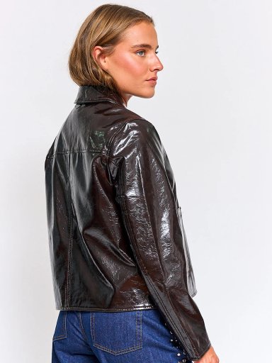 CASACA MUJER BARBADOS CORTA SHINE - 2