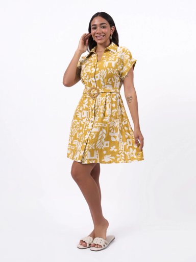 VESTIDO CORTO MUJER BRONCO VIOLETA