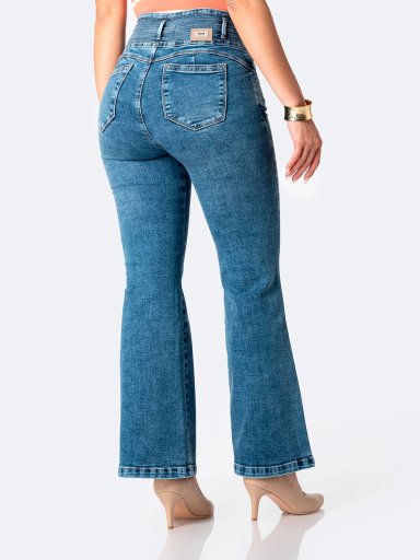 JEANS FLARE MUJER PIONIER JESMHI - 3