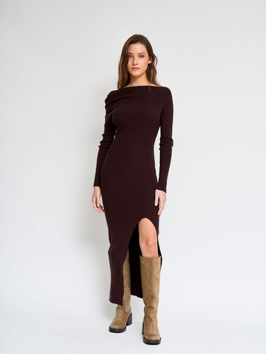 VESTIDO LARGO MUJER INDEX RIB - 2
