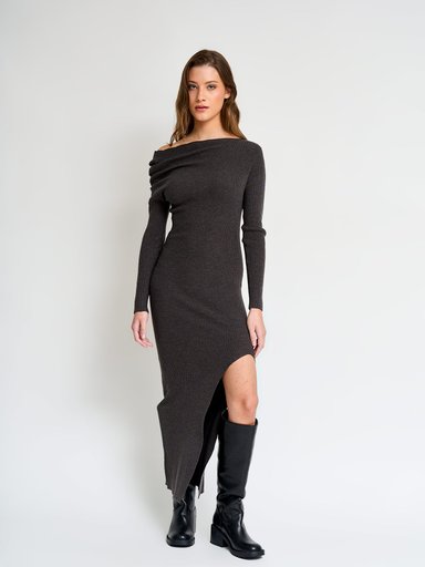 VESTIDO LARGO MUJER INDEX RIB - 2