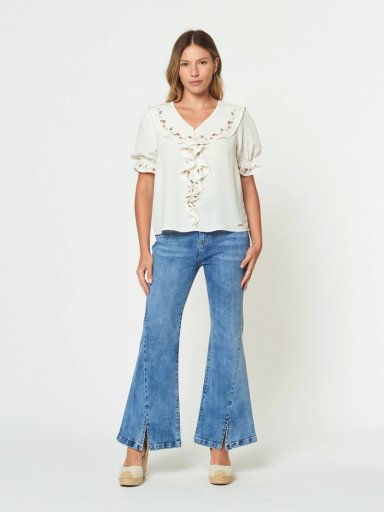 BLUSA MUJER MENTHA Y CHOCOLATE SARAI