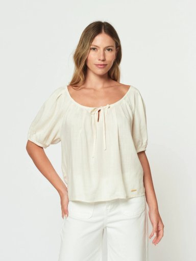 BLUSA MUJER MENTHA Y CHOCOLATE SELINA