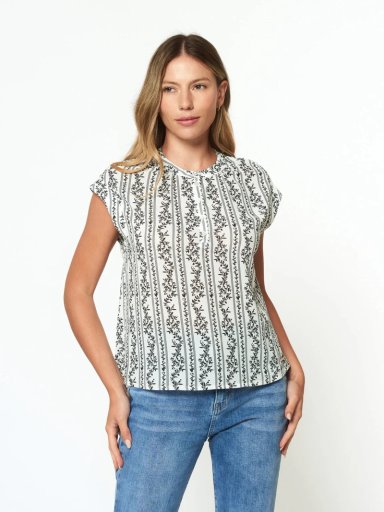 BLUSA MUJER MENTHA Y CHOCOLATE SONIA