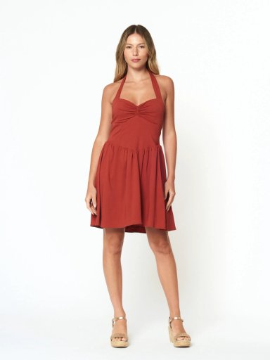 VESTIDO MUJER MENTHA Y CHOCOLATE SHANI