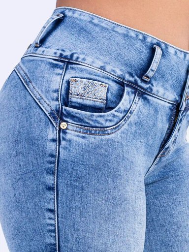 JEAN SKINNY MUJER SODA BLUES FABELY - 5