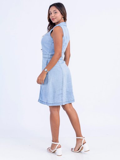 VESTIDO MUJER SODA BLUES CAMILLE TENCEL - 3