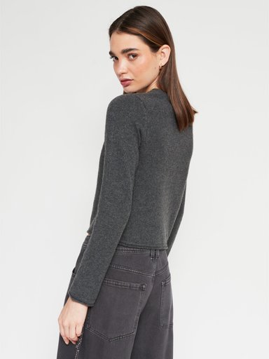 SWEATER MANGA LARGA MUJER INDEX BOTONES - 2