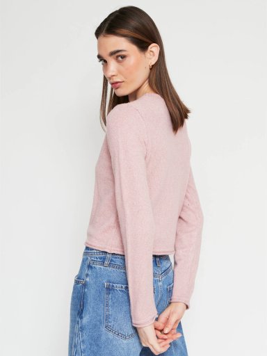 SWEATER MANGA LARGA MUJER INDEX BOTONES - 2