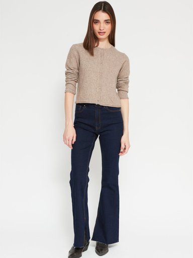 SWEATER MANGA LARGA MUJER INDEX BOTONES - 4