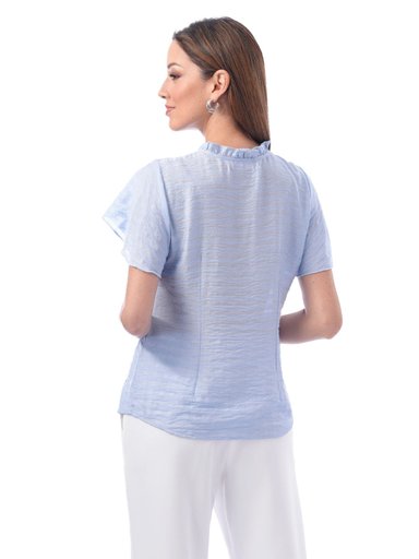 BLUSA MANGA CORTA MUJER CP MODA DE COLECCIÓN ESTONIA - 2